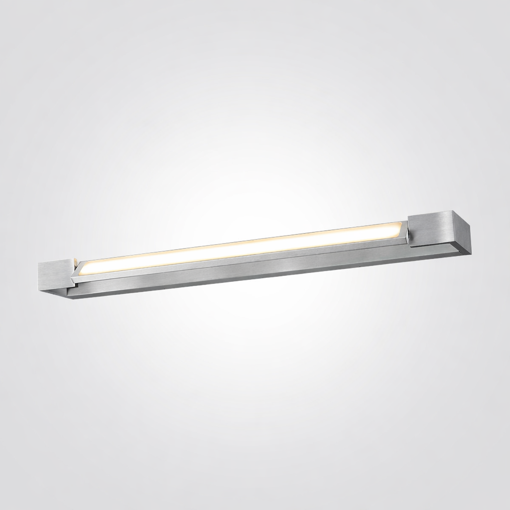 מנורת קיר רון | אלומיניום מוברש – 60 ס"מ / 90 ס"מ