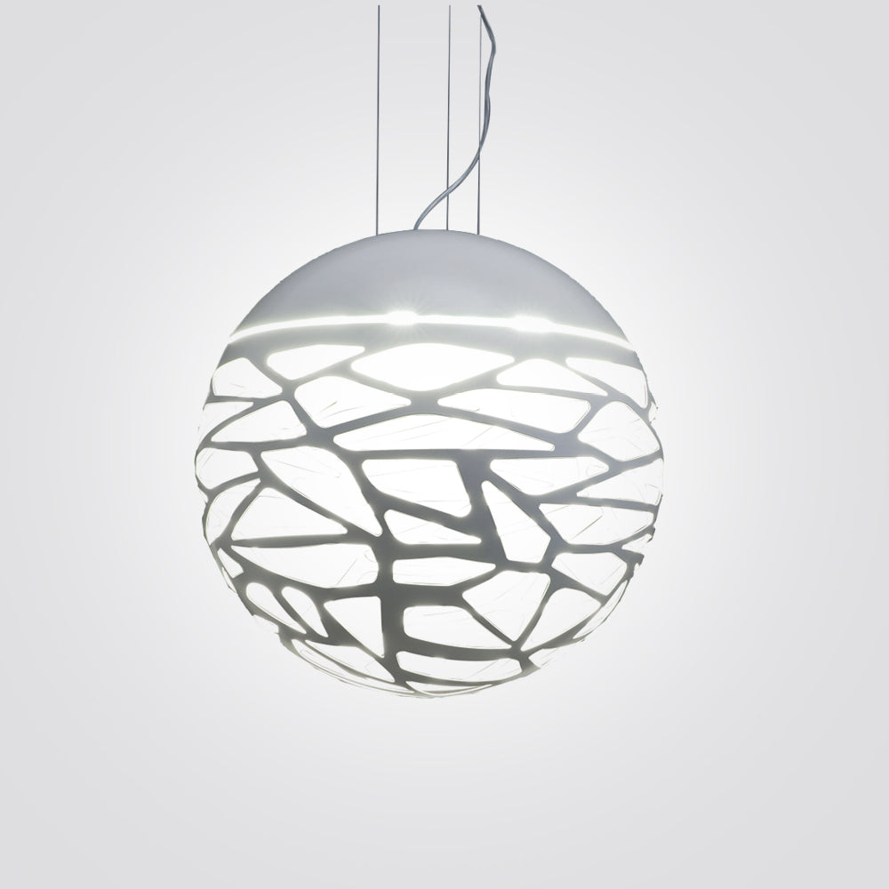 מנורת תלייה Kelly | 80 CM לבן