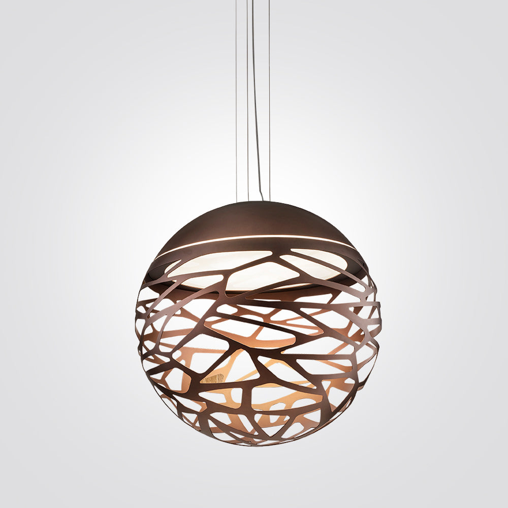 מנורת תלייה Kelly | 80 CM ברונזה