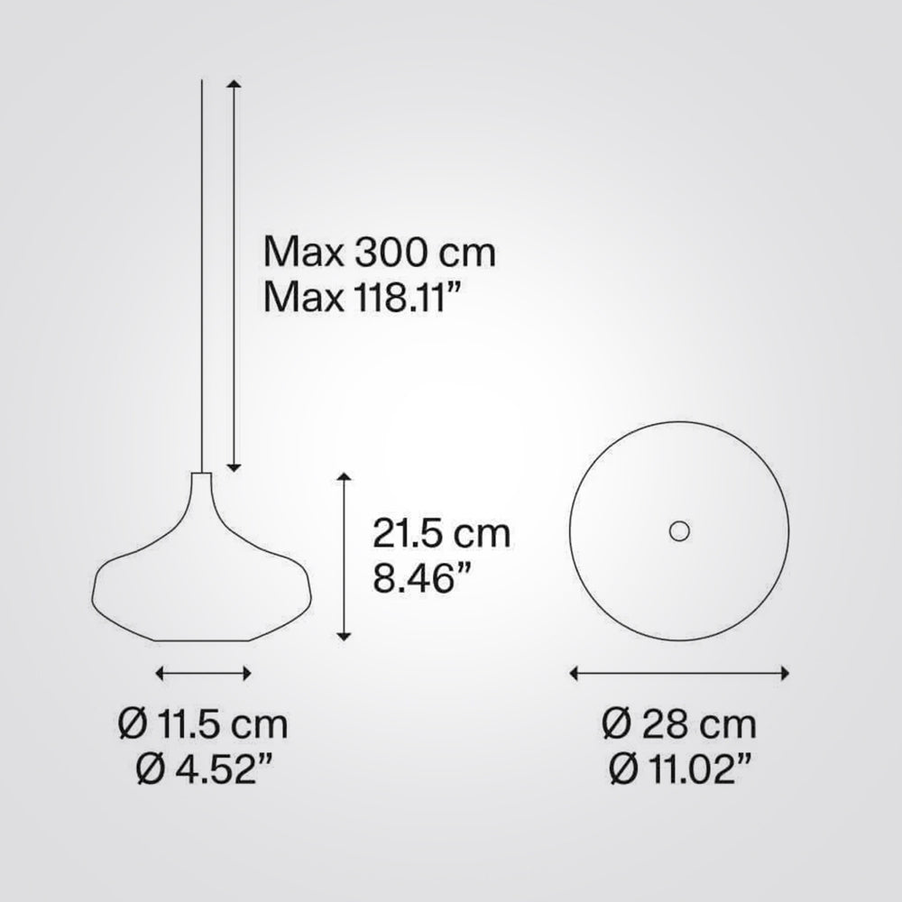 מנורת תליה Nostalgia גדול כרום
