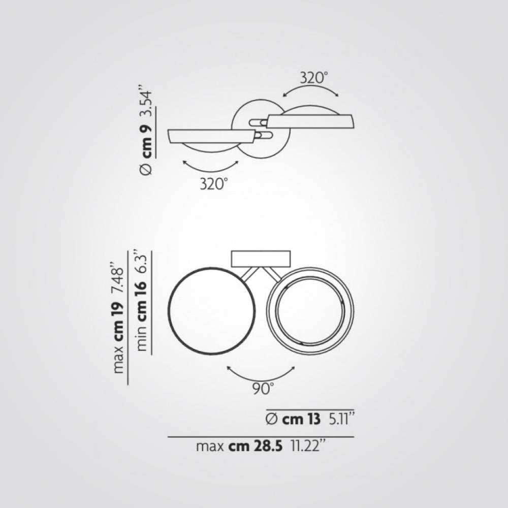 מנורת קיר Nautilus