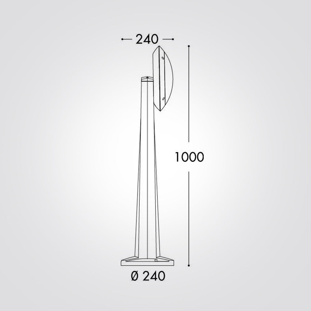 עמוד תאורה חוץ לגינה Fumagalli תוצרת איטליה