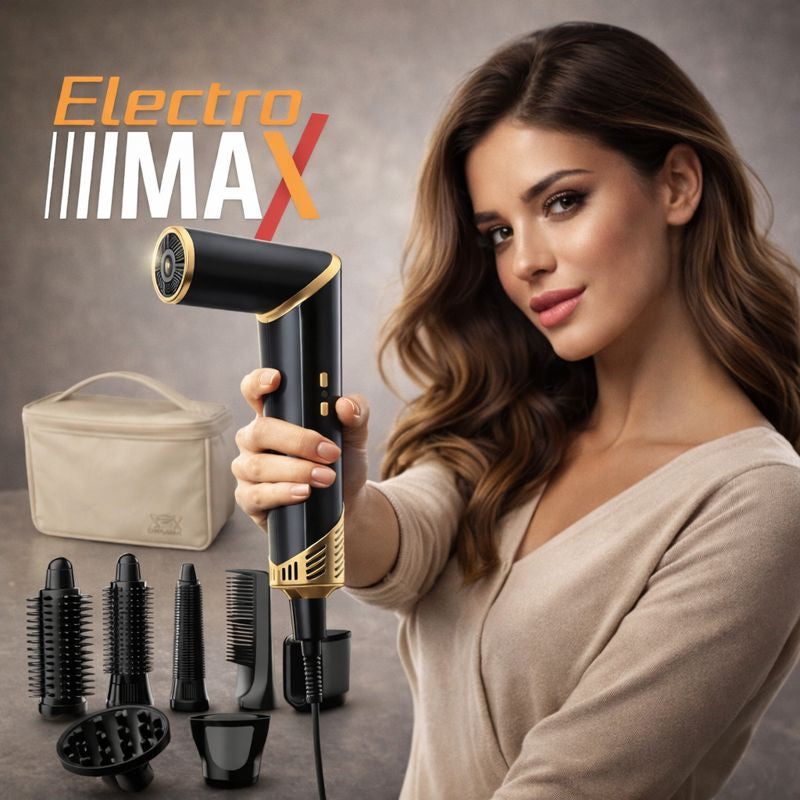 מעצב ומייבש שיער מקצועי – סט 11 חלקים עם מנוע BLDC