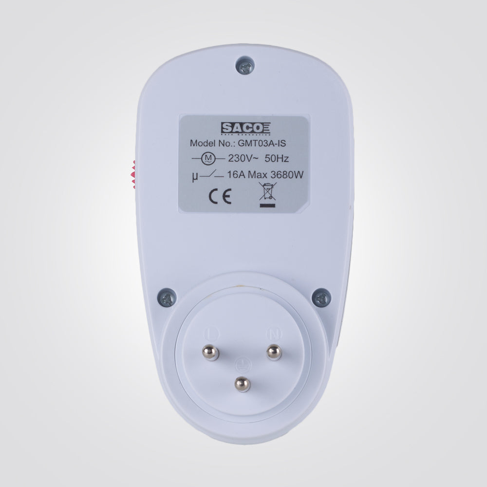 שעון תקע קוצב זמן SACO