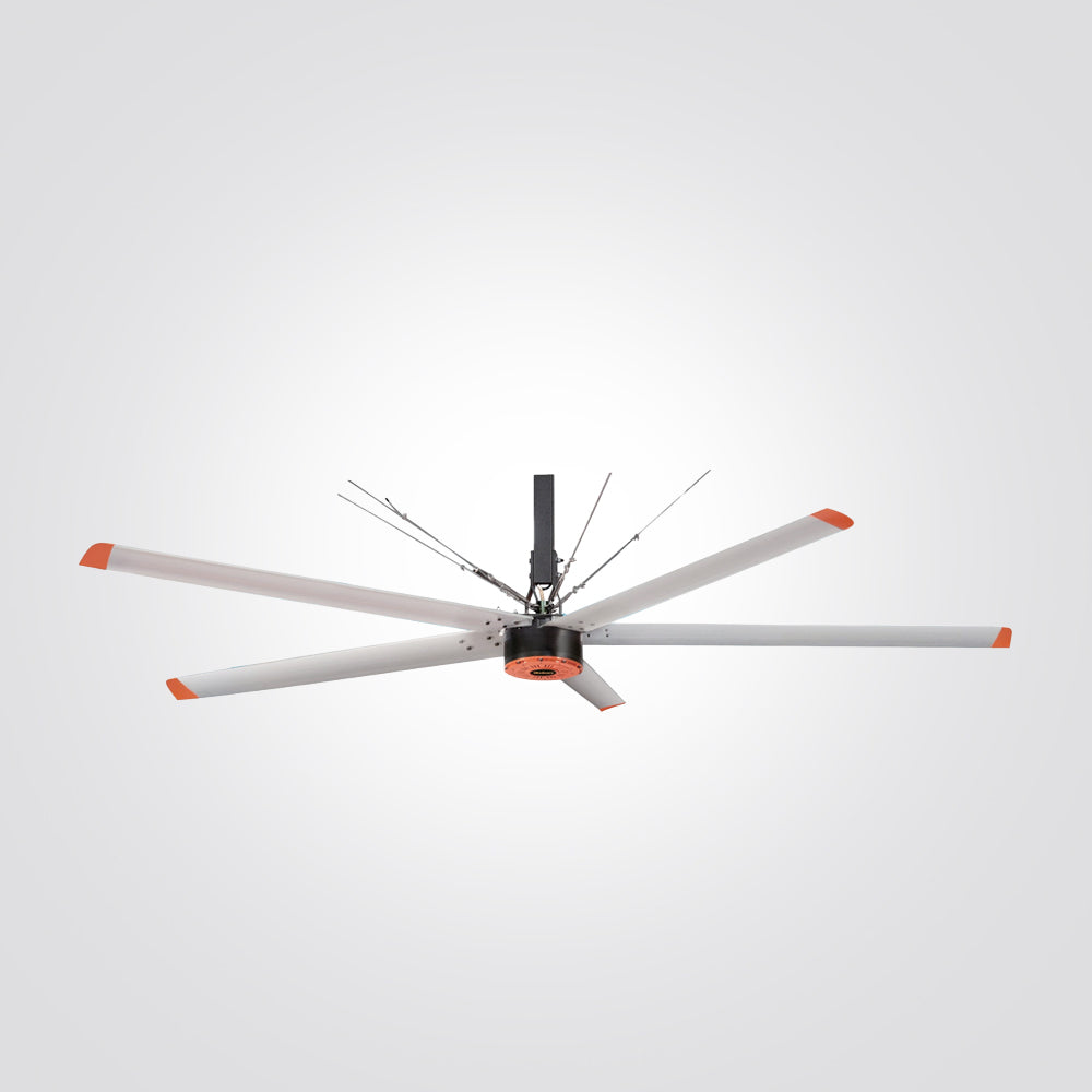 מאוורר תקרה תעשייתי HVLS – קוטר 5.5 מ׳ | 850W | IP65
