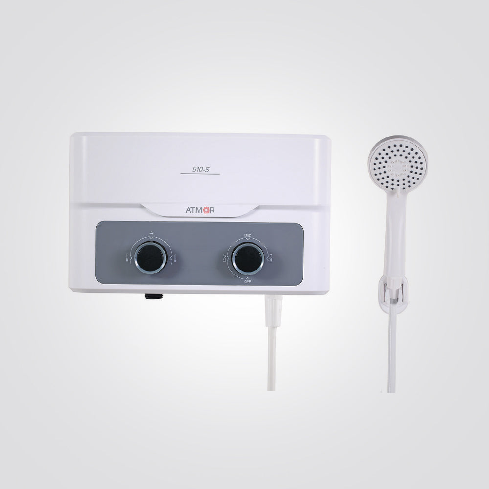 מחמם מים למקלחת+ ווסת טמפרטורה Atmor 5.5KW