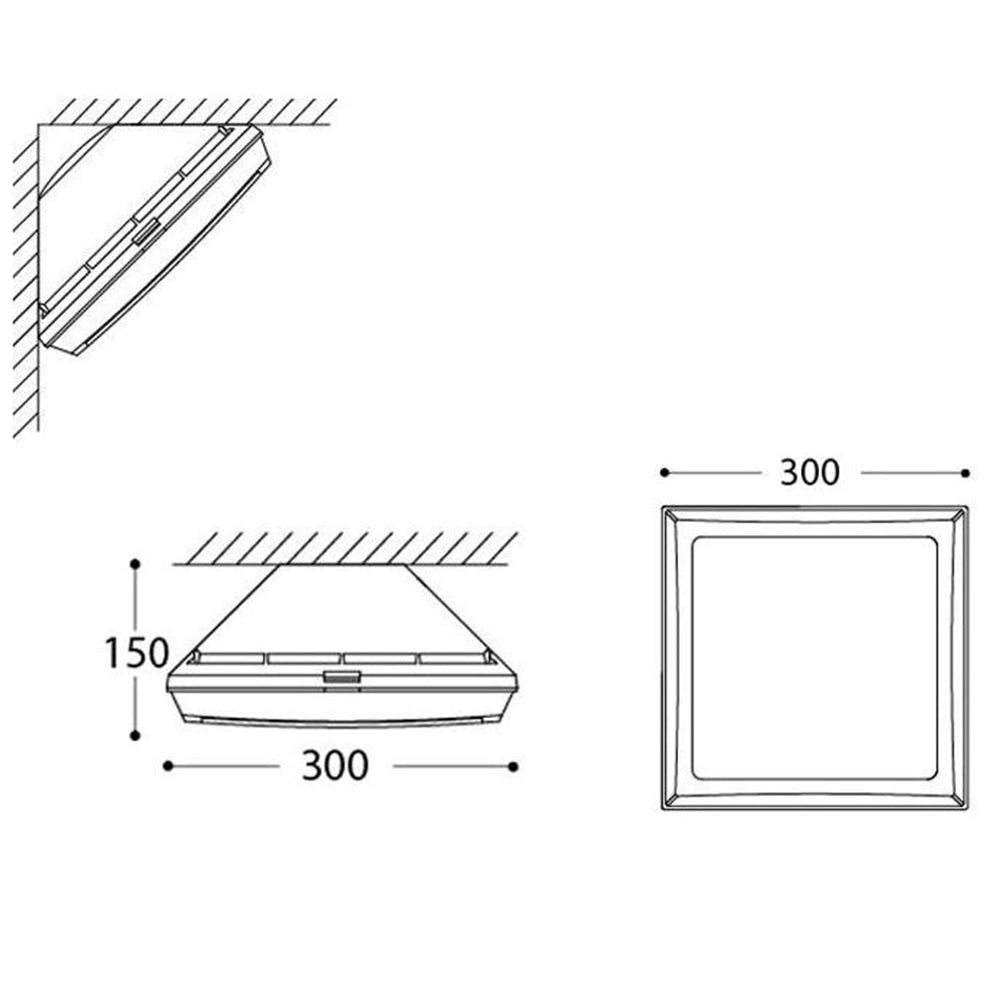 מנורת קיר /תקרה חוץ FUMAGALLI תוצרת איטליה