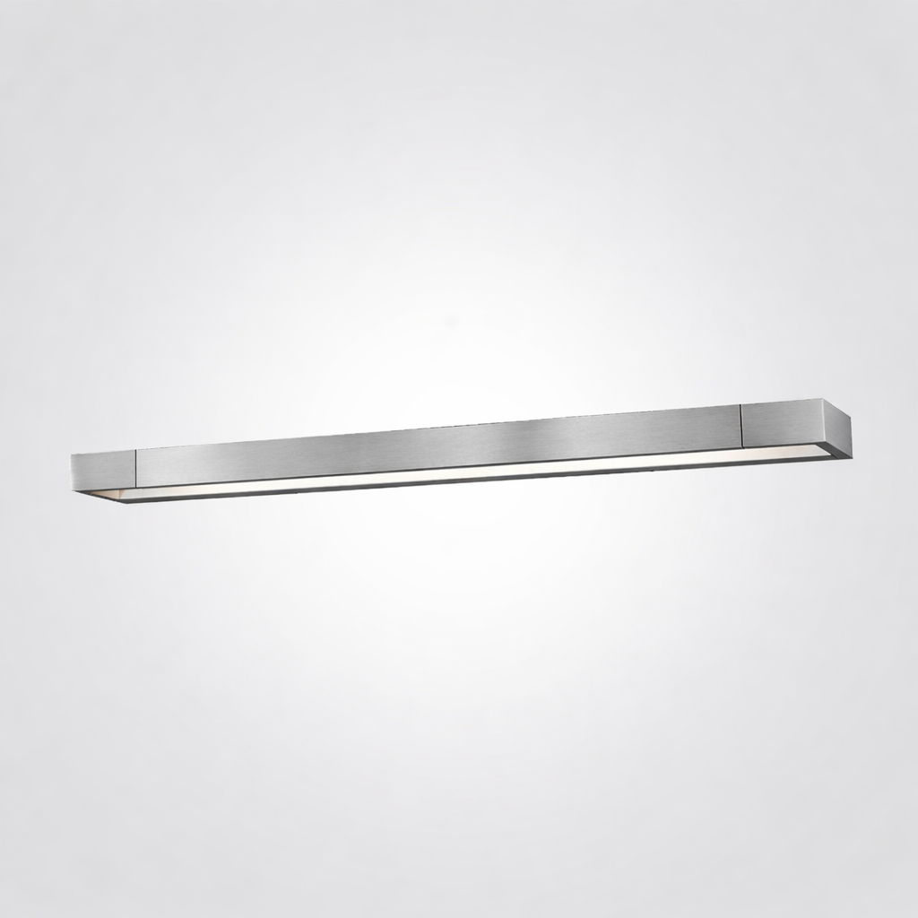 מנורת קיר רון | אלומיניום מוברש – 60 ס"מ / 90 ס"מ