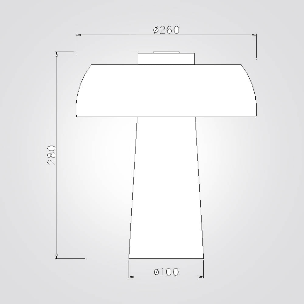 מנורת שולחן אצילי אבן טרוורטין