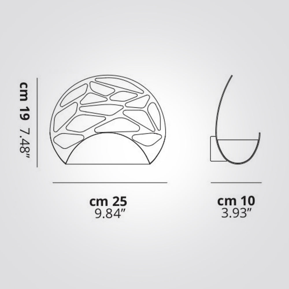 מנורת קיר Kelly ברונזה