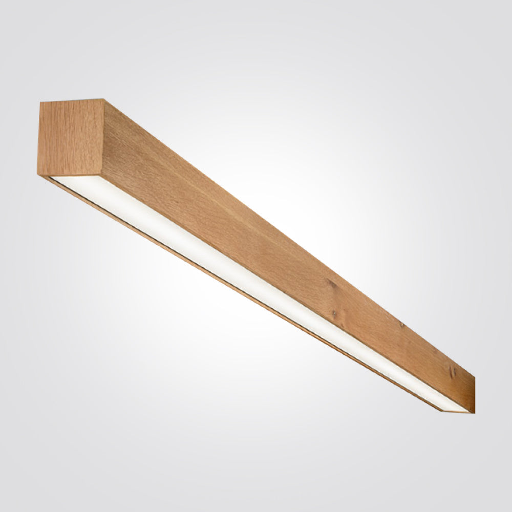 פרופיל תאורה עץ בעבודת יד