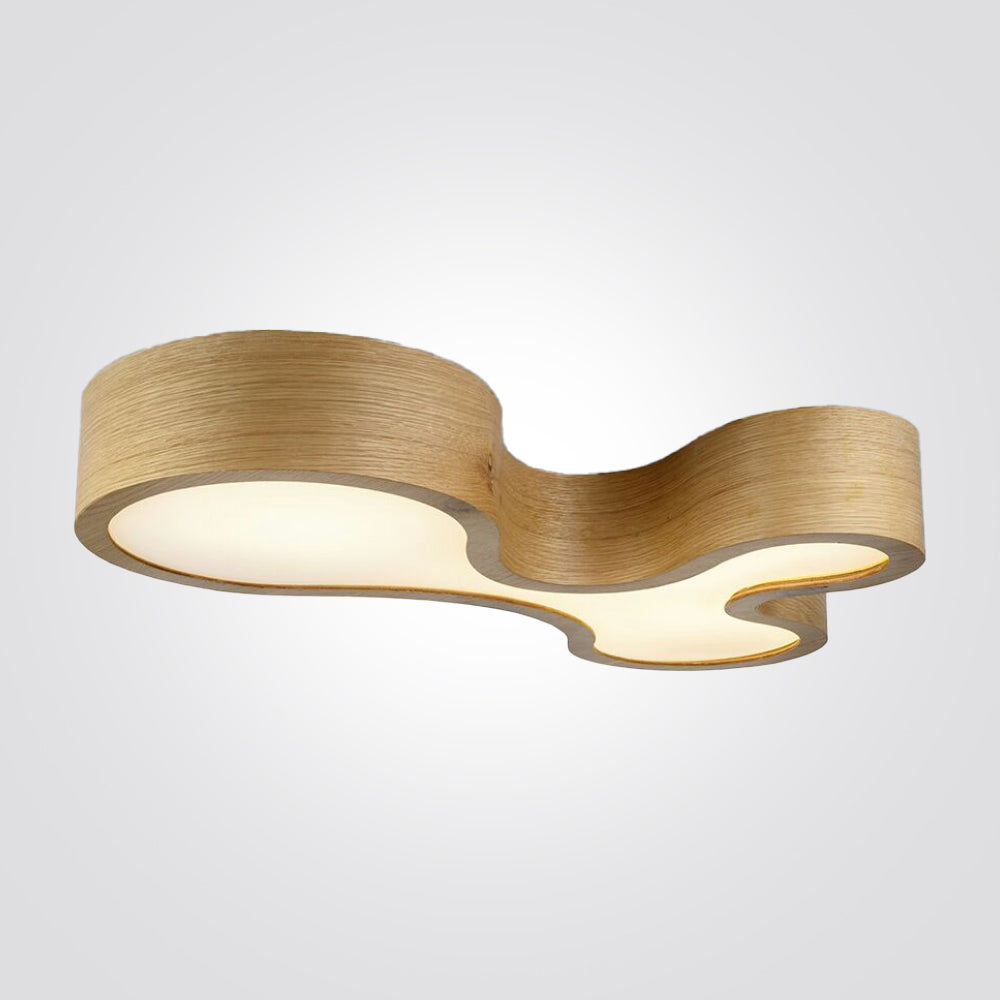 צמוד תקרה ענן עץ בעבודת יד