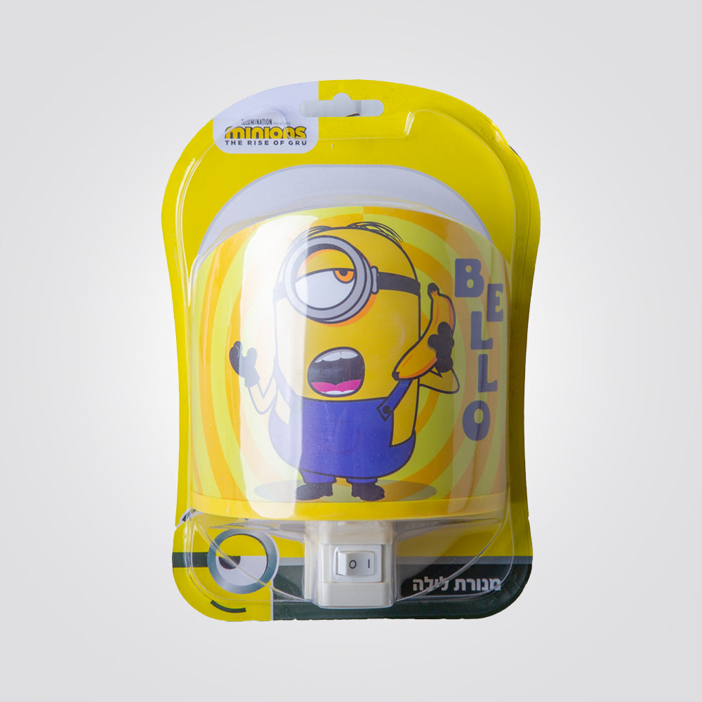 מנורת לילה מיניונים לילדים