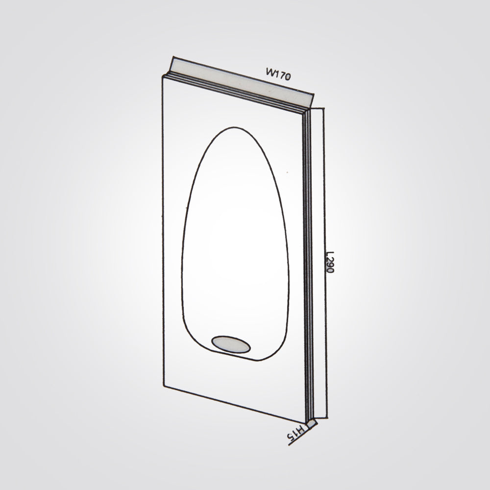 גוף תאורה שקוע קיר גבס גור