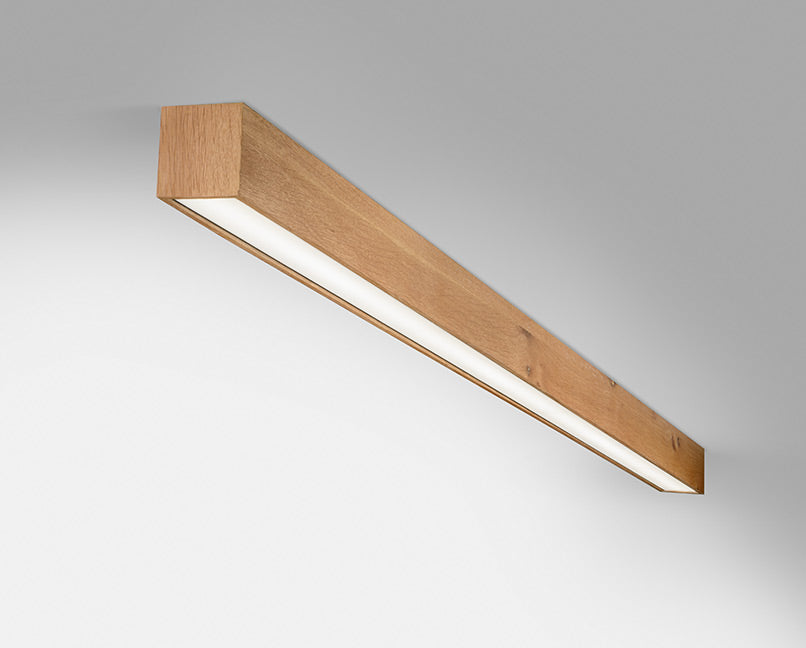 פרופיל תאורה עץ בעבודת יד