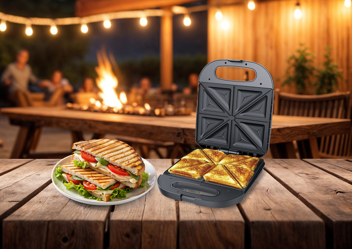 טוסטר לחיצה משולשים 4 פרוסות