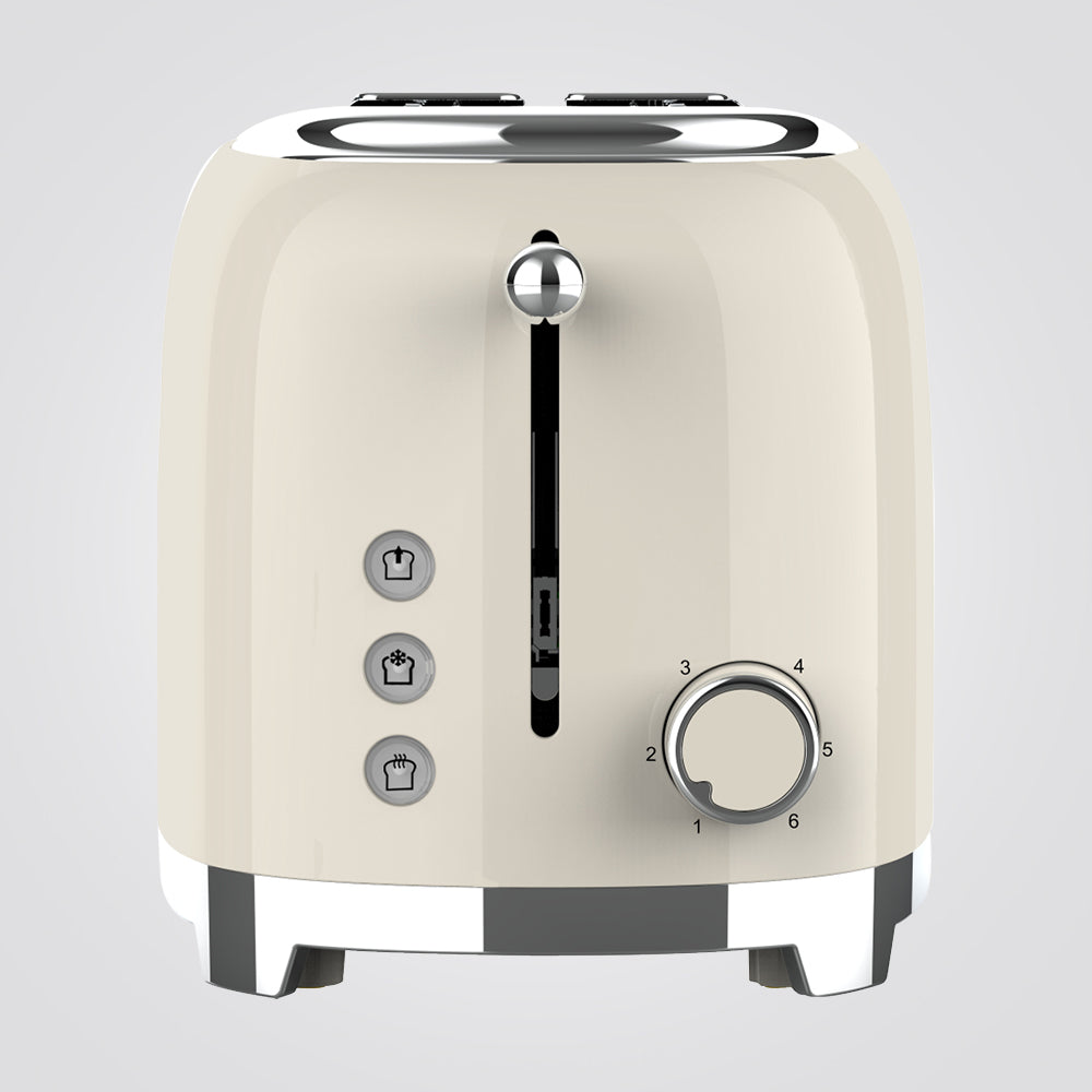 טוסטר מצנם קופץ 2 וינטאג׳ פרוסות שמנת 815W