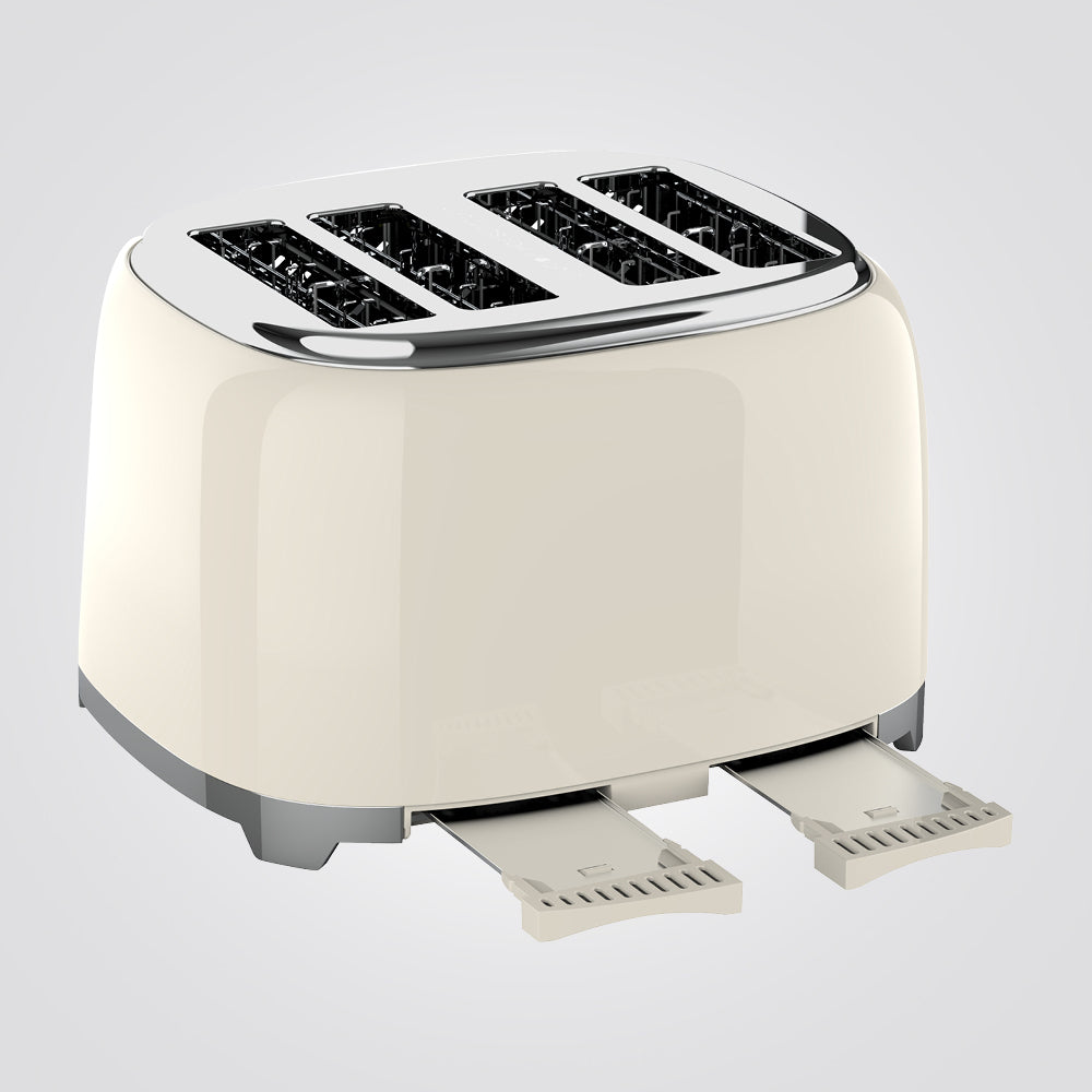 טוסטר מצנם קופץ 4 וינטאג׳ פרוסות שמנת 1630W