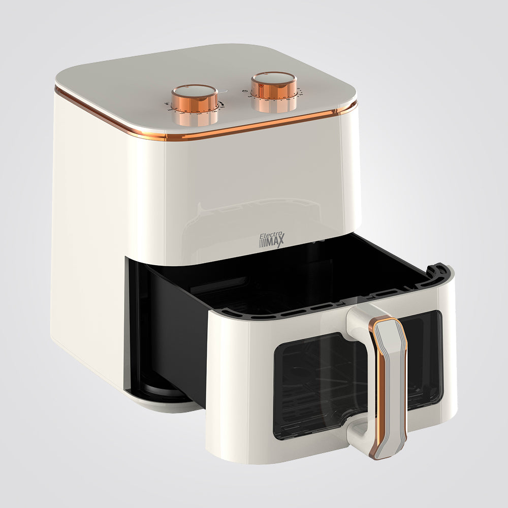 סיר טיגון אוויר ללא שמן 5 ליטר לבן