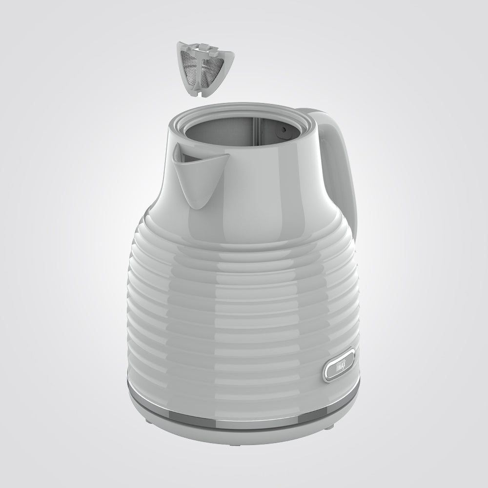 קומקום חשמלי רטרו 1.7 ליטר אפור