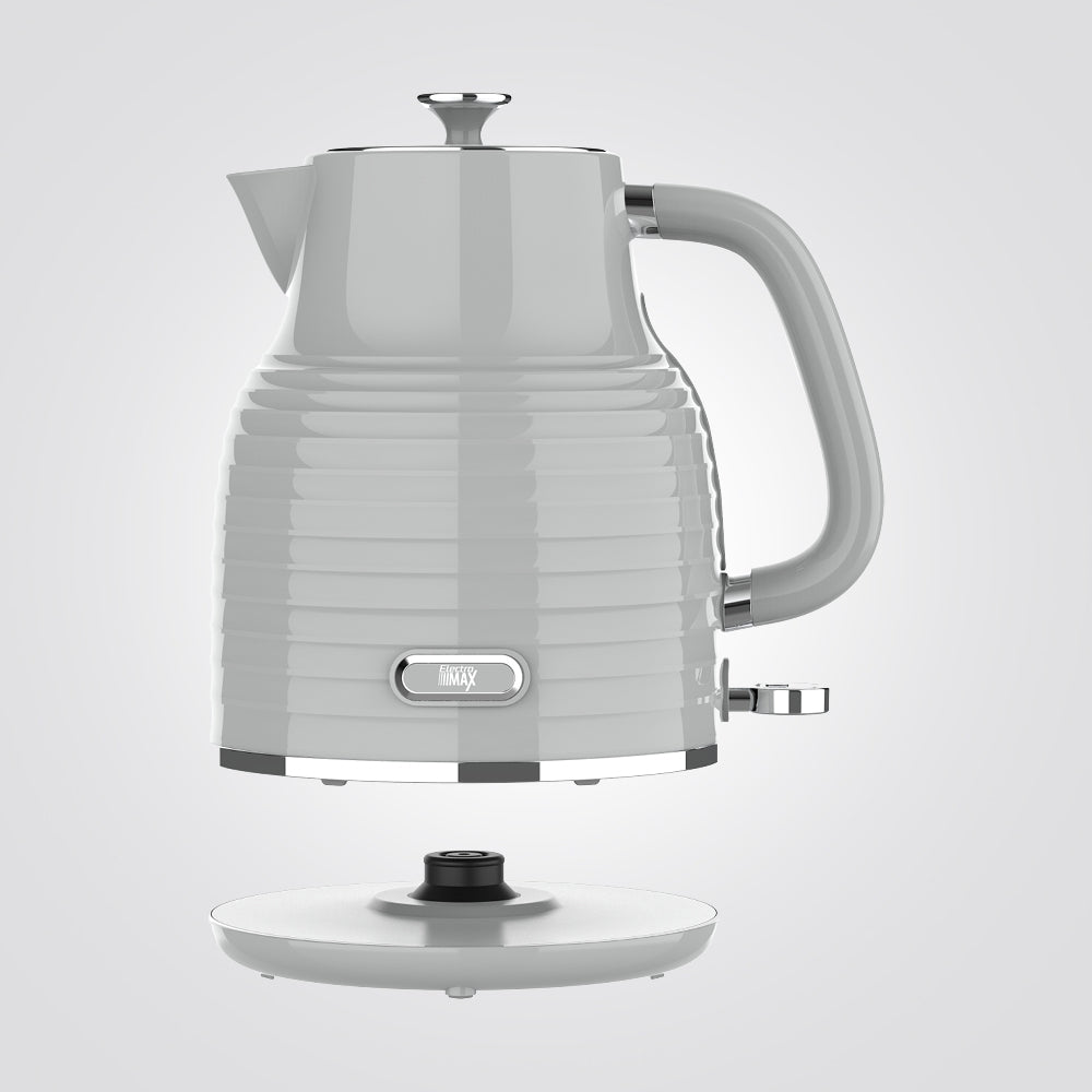 קומקום חשמלי רטרו 1.7 ליטר אפור