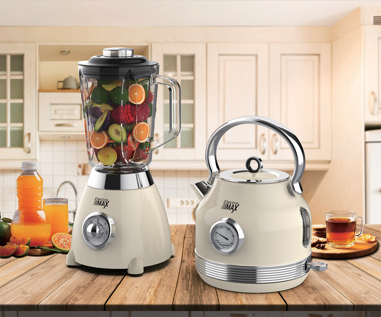 בלנדר חשמלי זכוכית בז' 500W