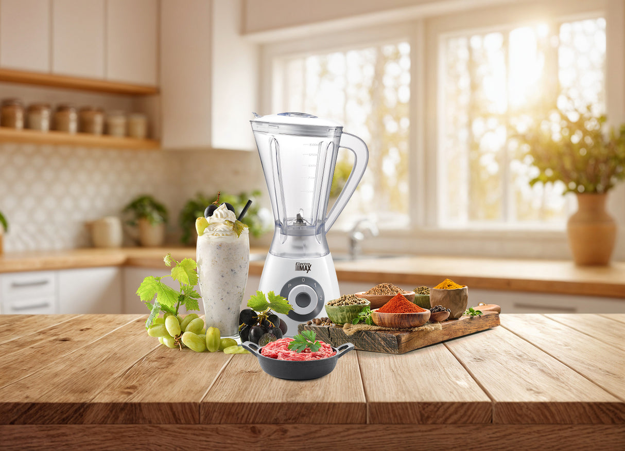 בלנדר 1.5 ליטר + מטחנה + קוצץ