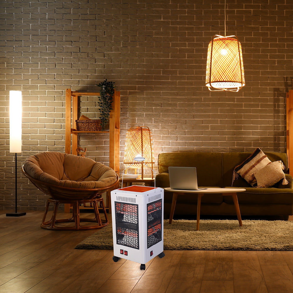 תנור חימום קוורץ עם 11 גופי חימום – 2000W