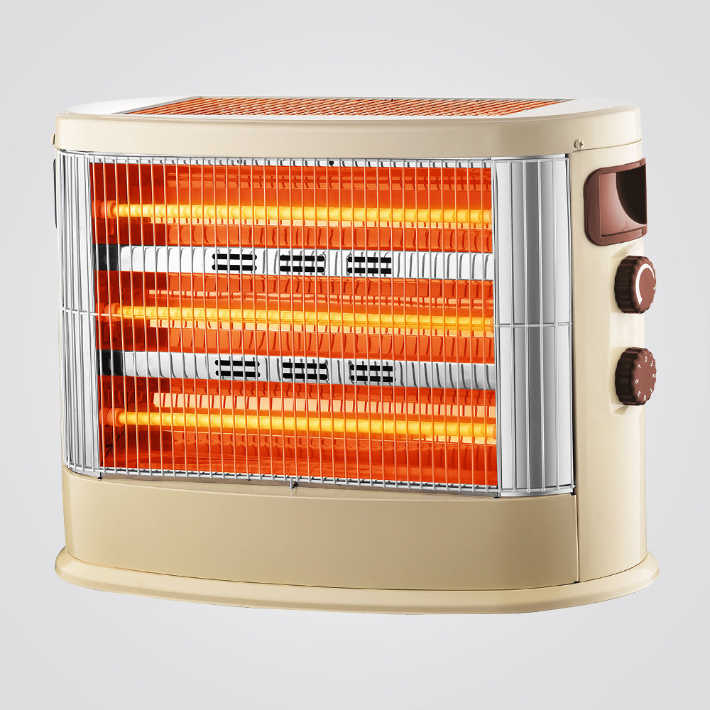 תנור חימום קוורץ 2400W – 5 גופי חימום (2+3)