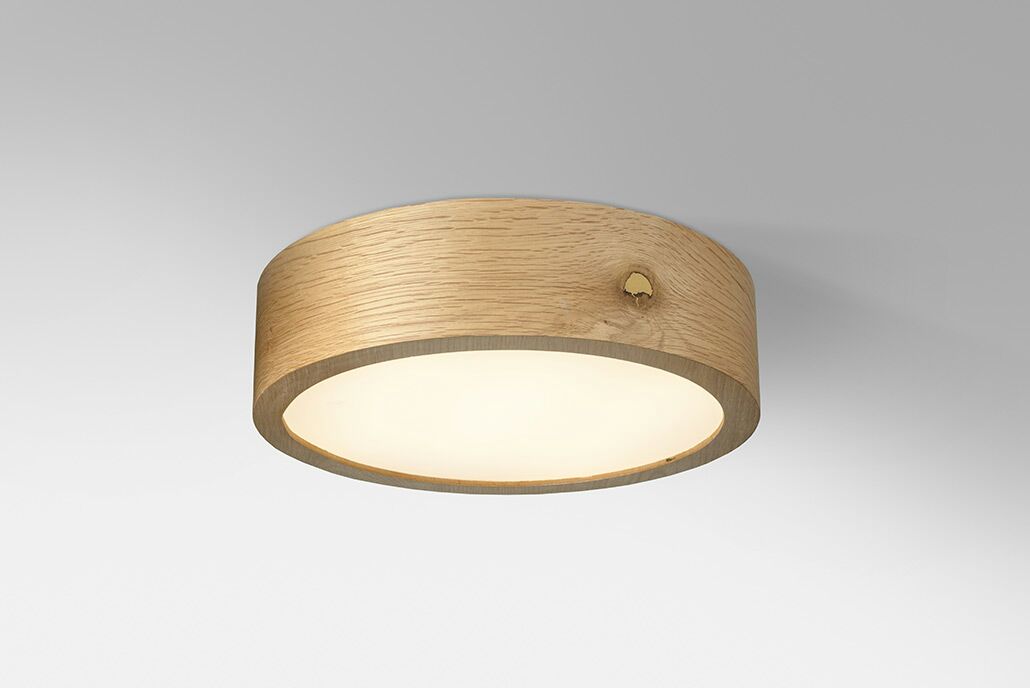 צמוד תקרה עגול עץ בעבודת יד