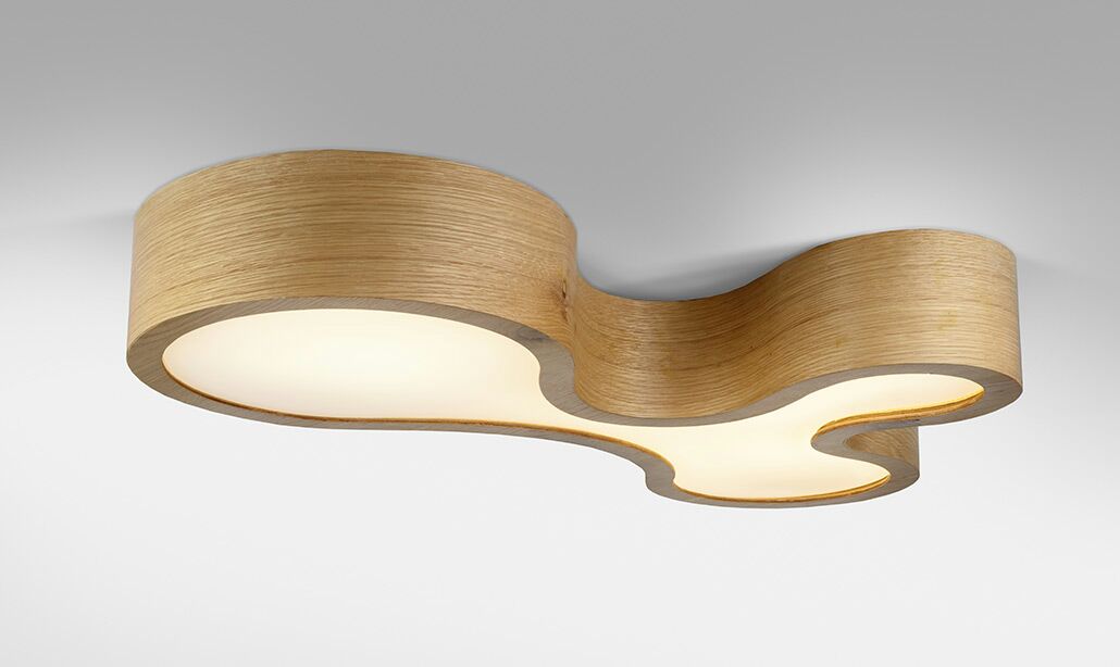 צמוד תקרה ענן עץ בעבודת יד