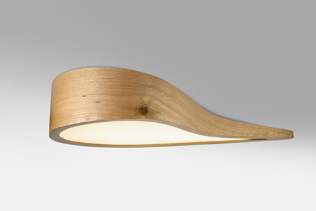 צמוד תקרה טיפה עץ בעבודת יד