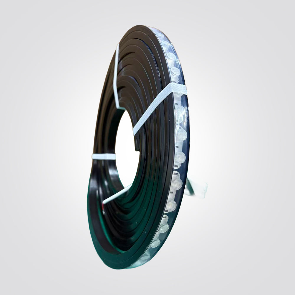 סרט LED שוטף קיר 18W למטר 24V | 4000K | IP67 | גליל 5 מטר | שחור