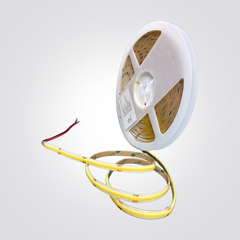 סרט LED COB 11W למטר | 24V | 7000K | IP54 | גליל 10 מטר