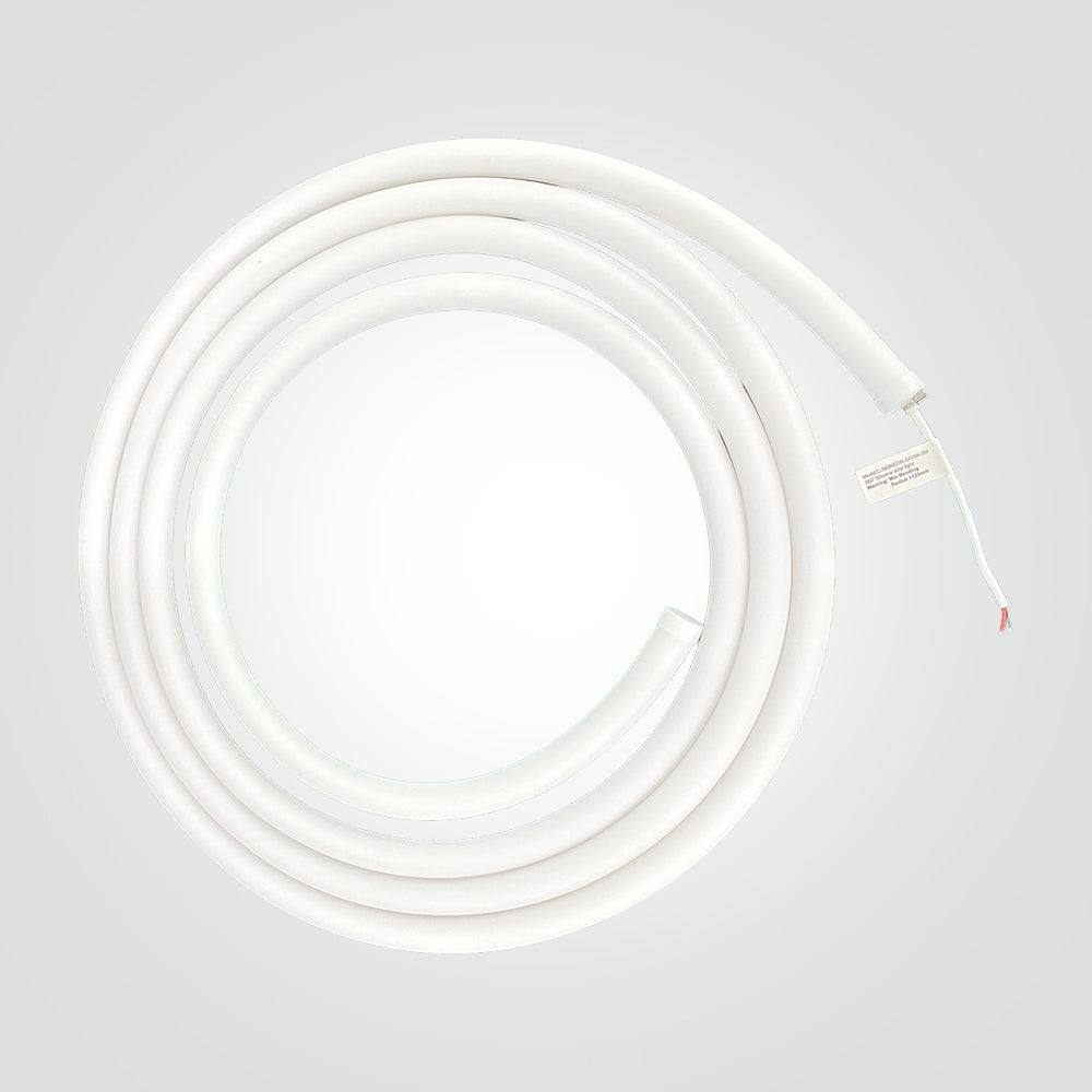 חבל לד נאון גמיש עגול – 5 מ׳ | 24V | 360° (3000K/4000K)
