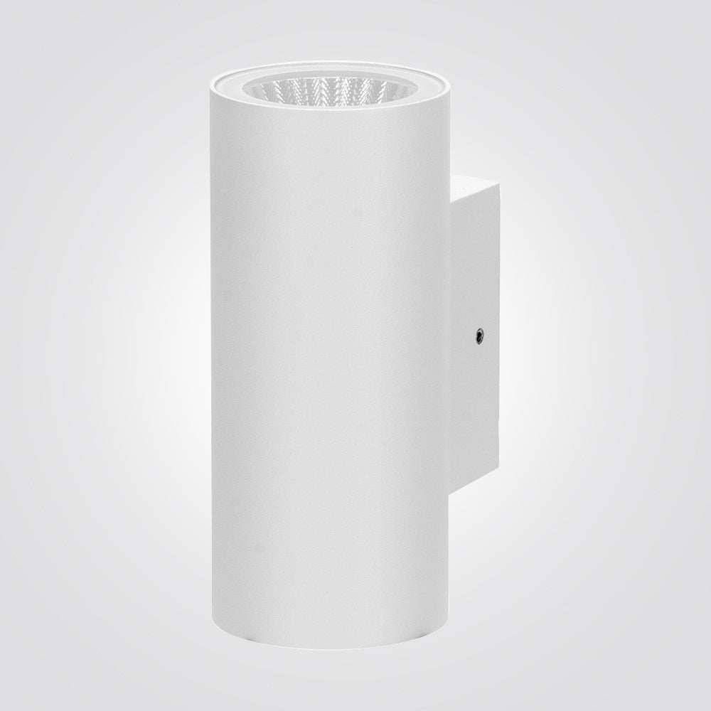 מנורת קיר חוץ אפ-דאון | 2×6W | לבן / שחור | IP65 | Class