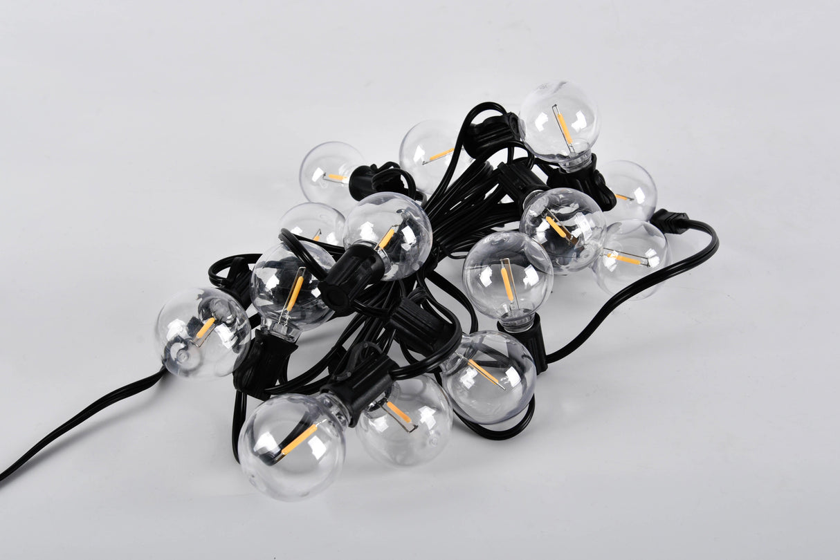 שרשרת תאורת לד סולארית G40 באורך 10 מטר