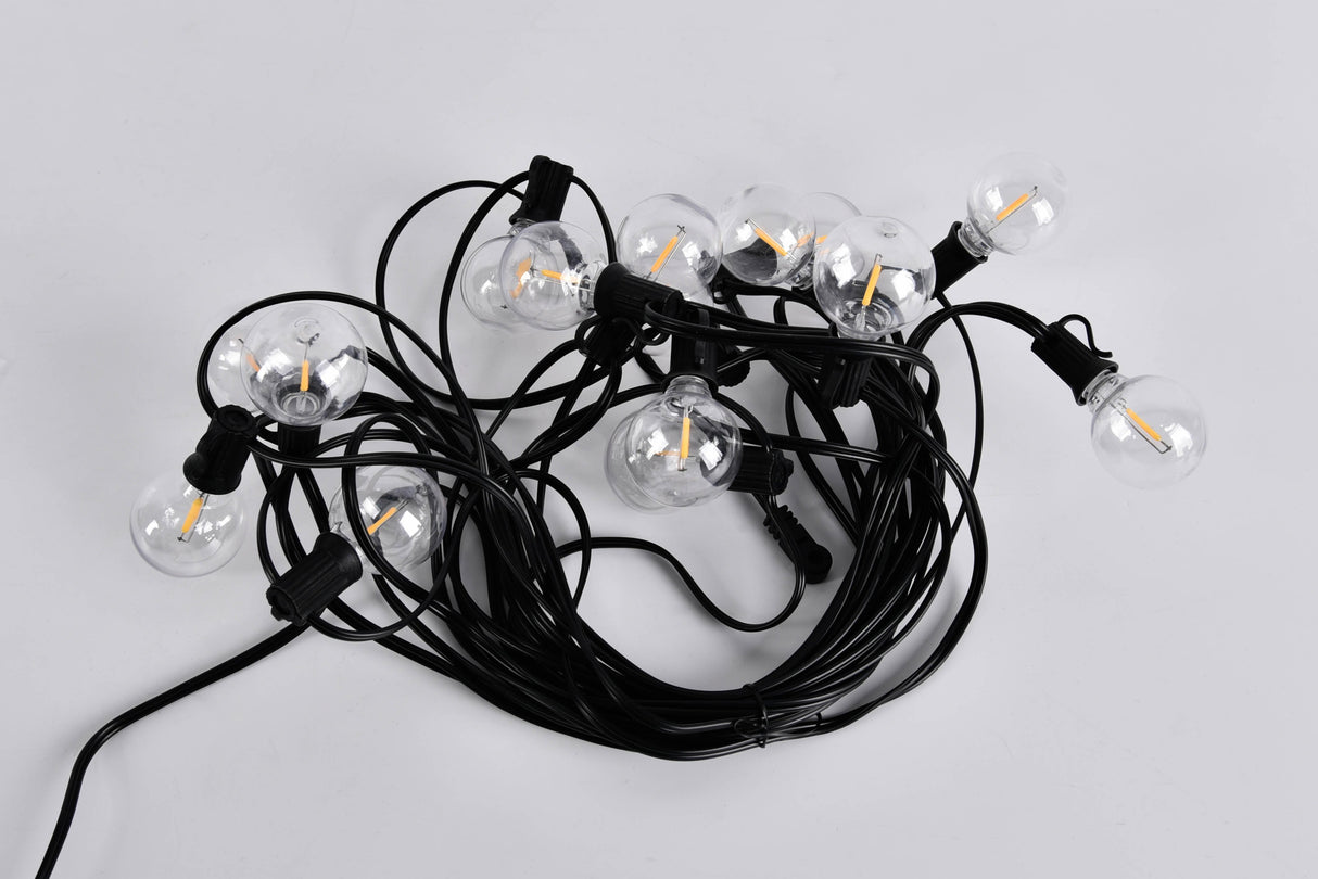 שרשרת תאורת לד סולארית G40 באורך 5 מטר