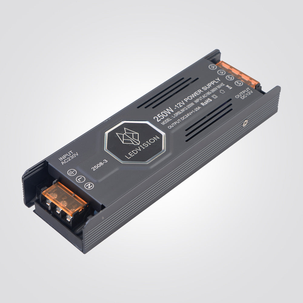 דרייבר סלים 12V הספק 200W | זרם 16.6A