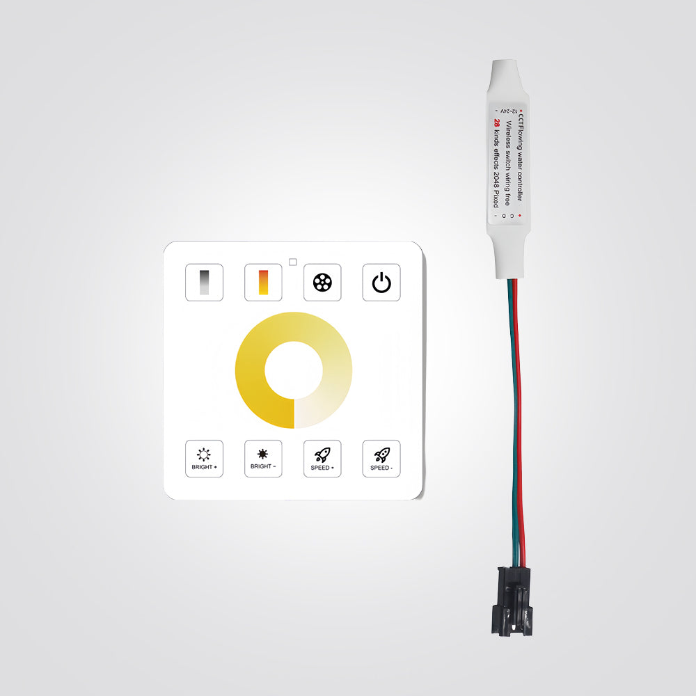 בקר פאנל מגע CCT – שלט RF | SPI | 5-24V