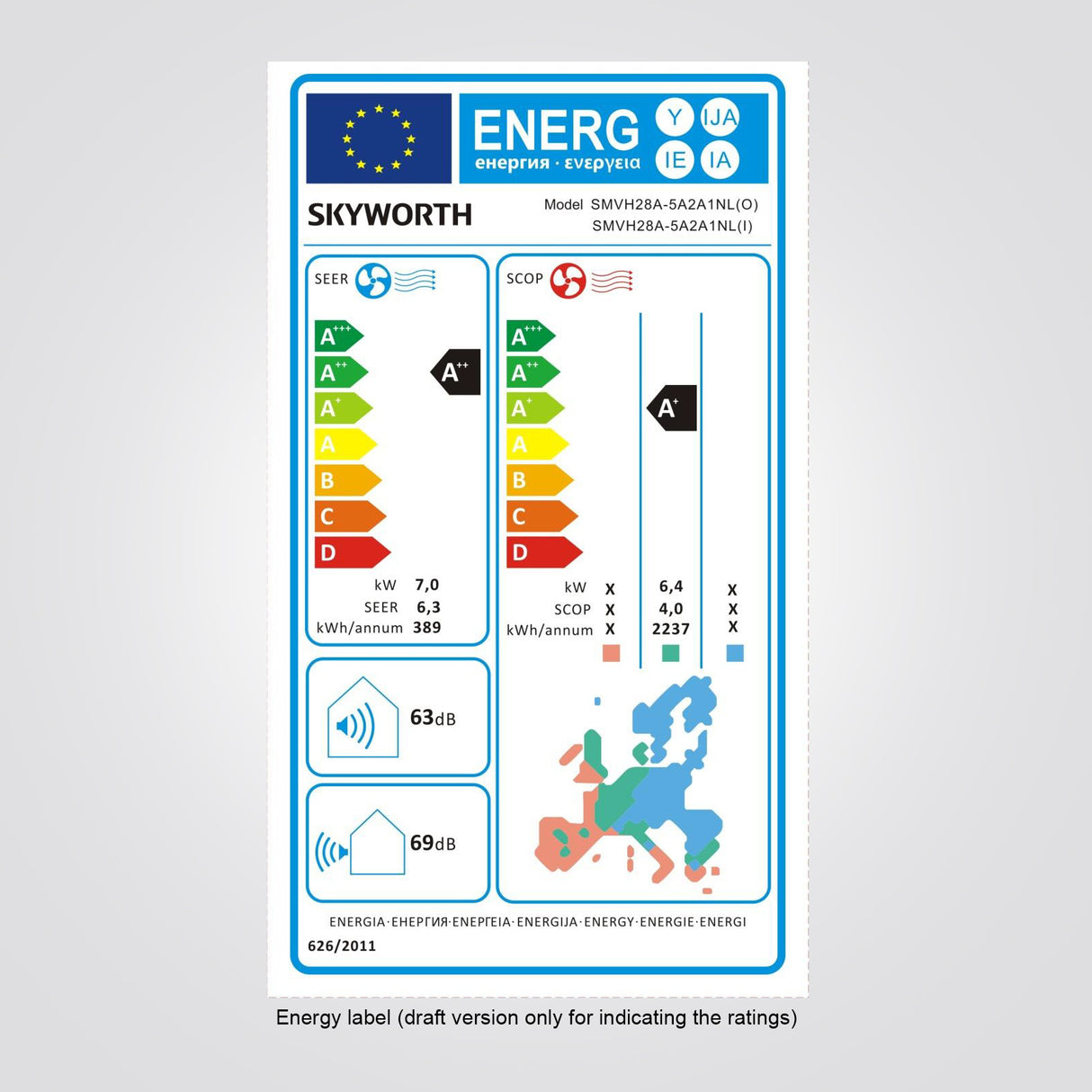 מזגן עילי KATERINA כ"ס 3