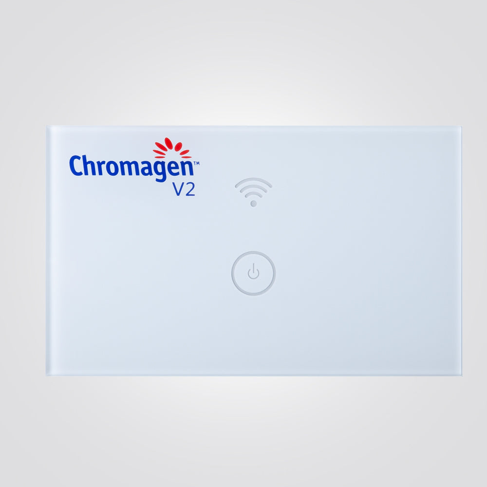 מפסק חכם לדוד שמש כרומגן להתקנה בקופסת גוויס