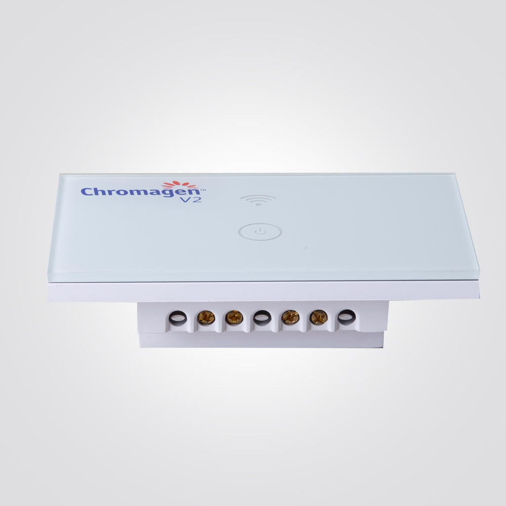 מפסק חכם לדוד שמש כרומגן להתקנה בקופסת גוויס