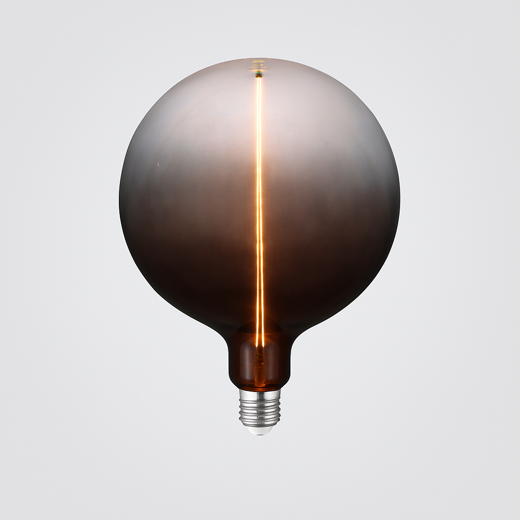 נורת LED דקורטיבית מעושן G200 , E27, 4.5W, 1800K