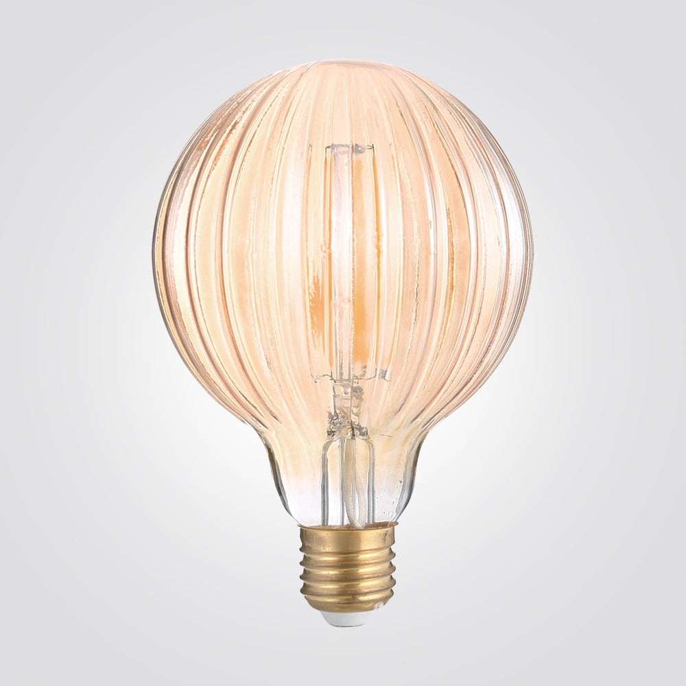 נורת LED דקורטיבית אמבר NG-95 E27, 4W, 2700K