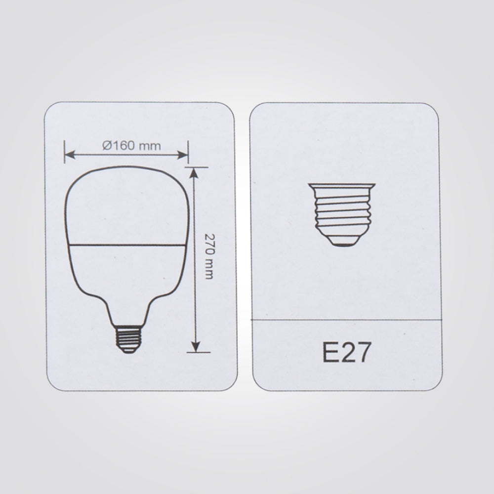 נורת לד60W E27 הברגה סטנדרטית E27