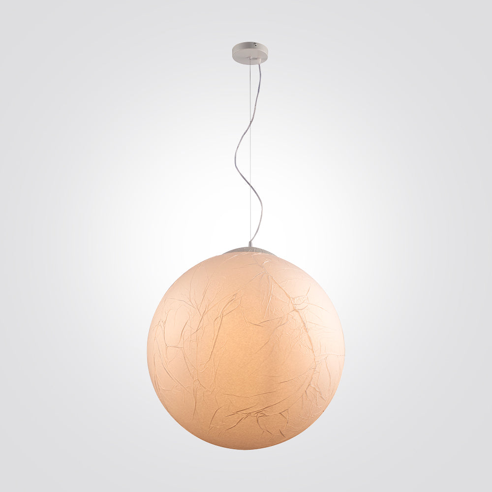 מנורת תלייה נייר אורז | דגם בראון