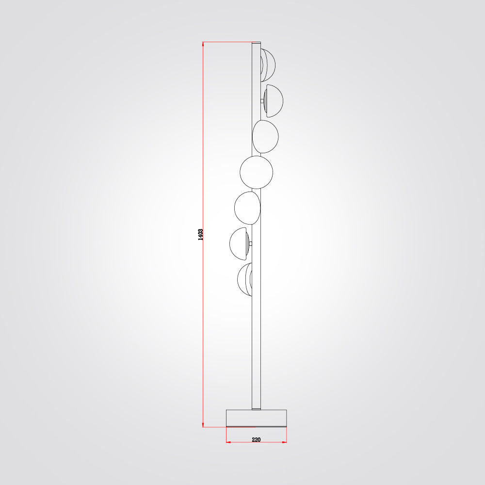 מנורת עמידה קלאסיק שיש ספרדי דגם| A