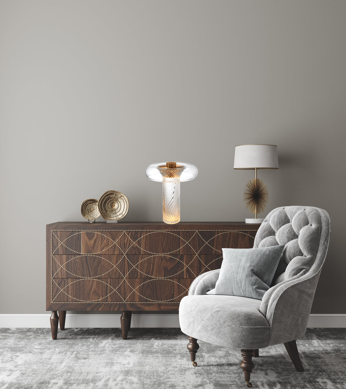 מנורת שולחן קורסה לד