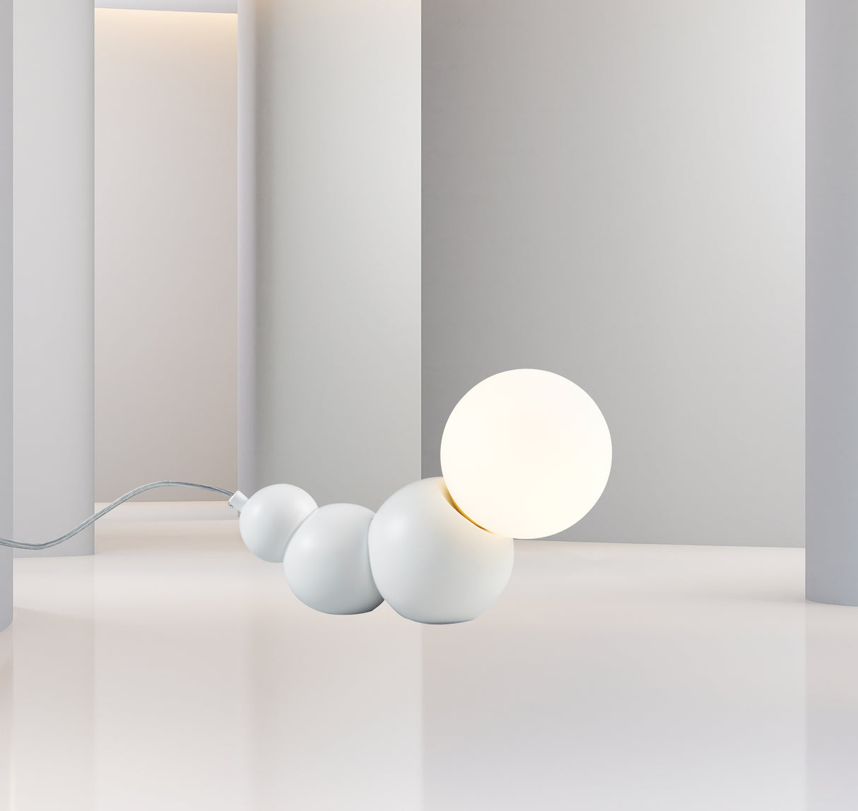 מנורת שולחן תיתו לבן דגם| B